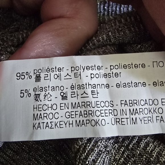 Zara TRF One Shoulder Knit Pullover With Metallic Effect Size Small - Picture 11 of 11